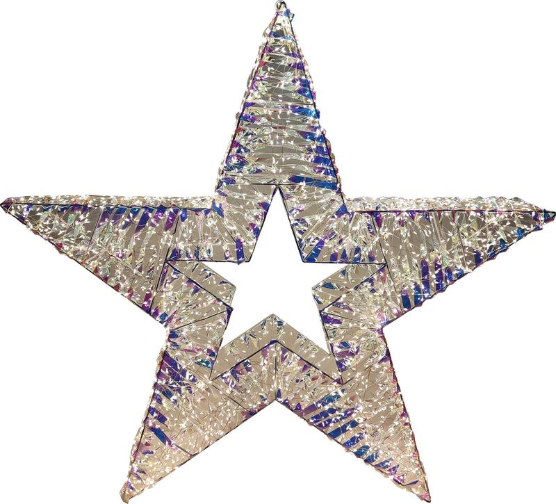 80cm Light-Up Star, White Light