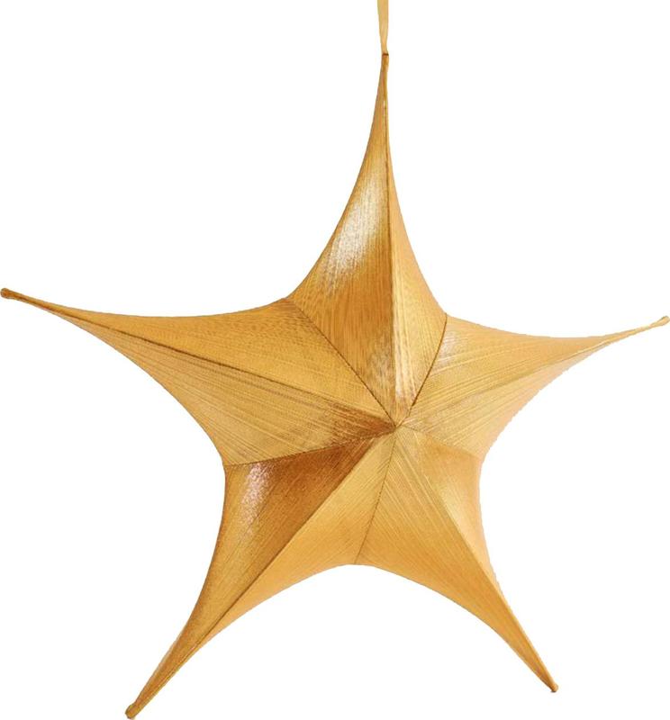 Collapsible Fabric Star, 75cm
