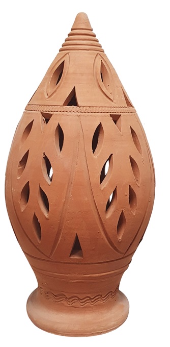 40cm High Traditional Arabic Clay Pot