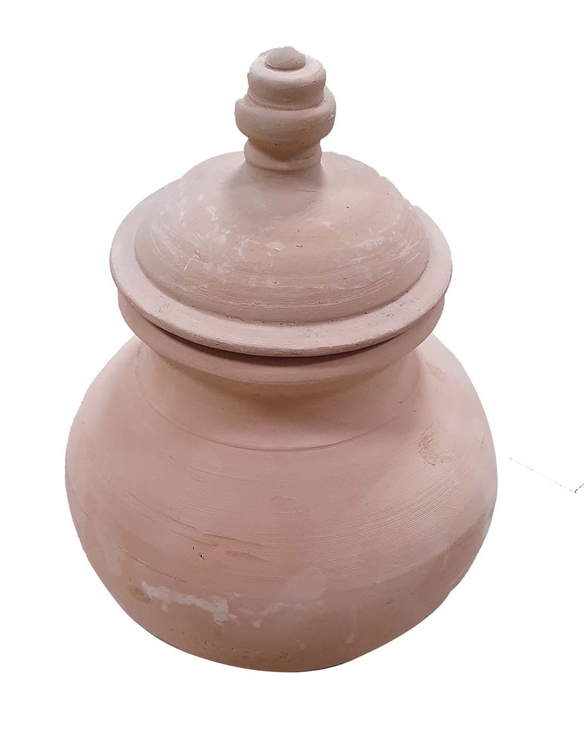 25cm High Traditional Arabic Clay Pot