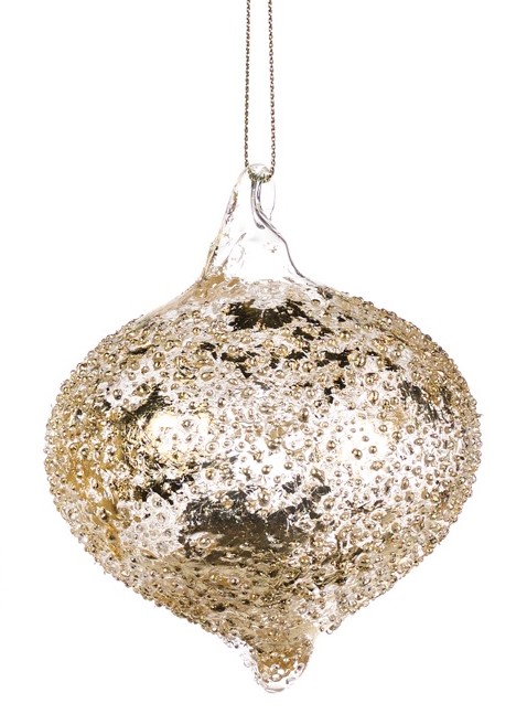 Textured Glass Onion, 6cm