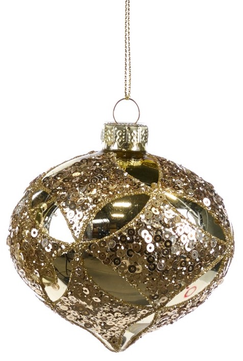 Sequin Glass Onion, 6cm