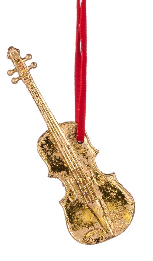 10cm Violin - Gold
