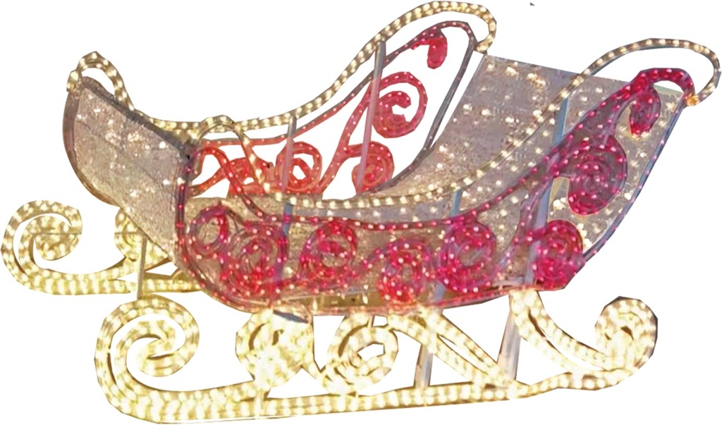 Illuminated Sleigh, 1.5m