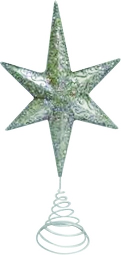 [SL216] 42cm Six-angled Star Topper - Silver