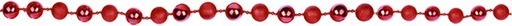 [LF129] 1.6m Ball Garland - Red