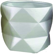[RC019] 10.5cm x 10cm Pot - Silver