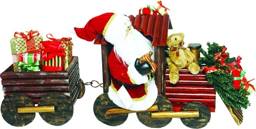 [XK004] 81cm Santa on Train