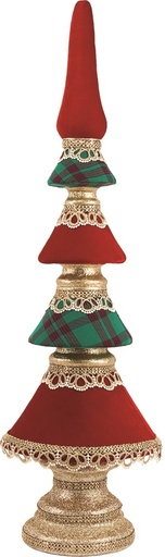 [LJ034] 48cm Layered Cone - Red/Green