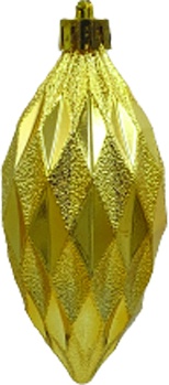[LF157-GD] 10cm Shiny Drop - Gold
