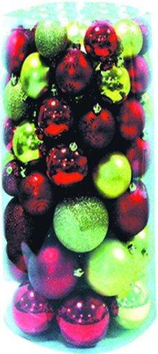[FBC100-GDR] 5cm to 10cm Mixed Balls - Gold/Red