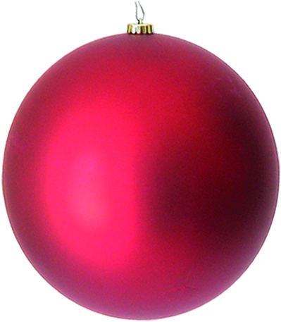 [CB200M-R] 20cm Matte Ball - Red