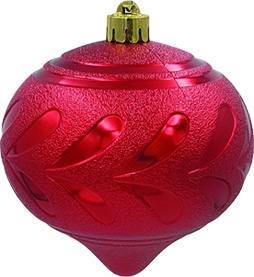 [LF095-R] 10cm Shiny Onion - Red