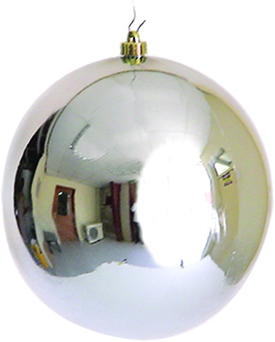 [CB080S-S] 8cm Shiny Ball - Silver