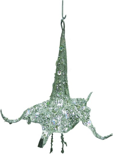 [SL038] 17.5cm Morning Glory - Silver