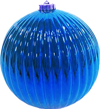 [HT012-B] 12cm Shiny Pumpkin - Blue