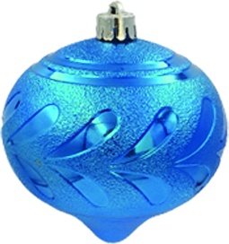 [LF095-B] 10cm Shiny Onion - Blue