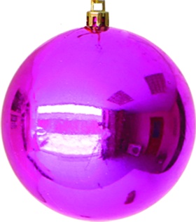 [CB050S-FU] 5cm Shiny Ball - Fuchsia