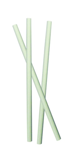 [STRAW001-W] 20cm x 6mm Eco-Friendly Paper Straws - White, Biodegradable, Eco-friendly and Individually Wrapped