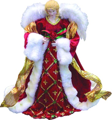 [TP015] 16" Angel - Red/White/Gold