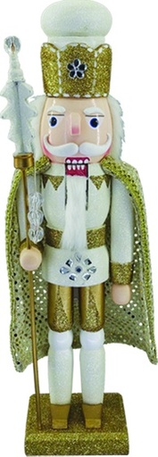 [RT167] 50cm Nutcracker King - Gold/White