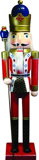 [RT199] 1.2m Nutcracker w/ Scepter - Multicolor
