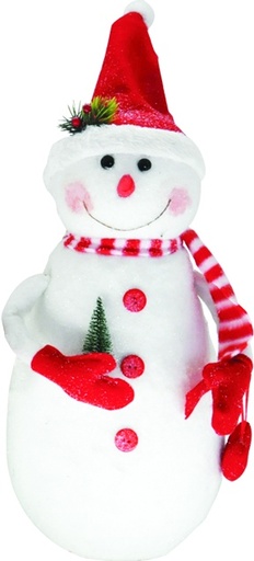 [SA038] 46cm Snowman with Scarf