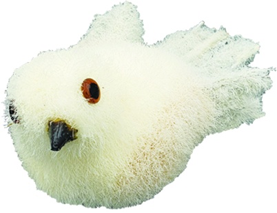 [YK10080128] 18 x 11cm Foam Bird - White
