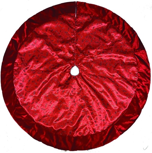 [SH204248-R] 1.2m Stain Tree Skirt - Red