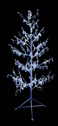 [HB029] 1.5m x 60cm Illuminated Crystal Tree, White LED