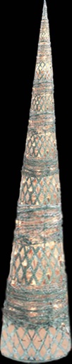 [OM043] 1.2m Illuminated Cone - Silver