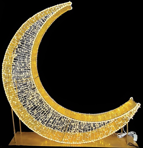 [HB020-150] 1.5m x 30cm Light-Up Crescent - Gold