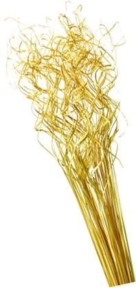 [GL073-GD] 70cm Curly Sticks - Gold