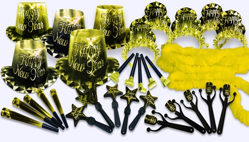 [Y38578] Dichrome Assortment for 50 - Gold/Black