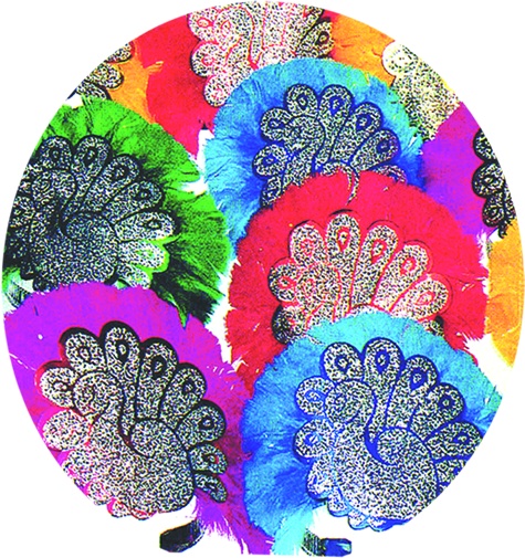 [Y58450-S] Glittered Feather Tiara - Silver