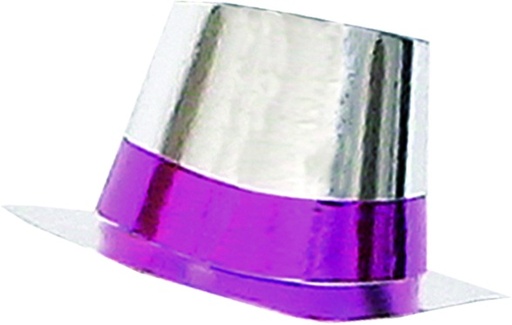 [Y85-S] Foil Top Hat - Silver