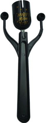 [Y20804-BK] 18cm Plastic Party Clicker - Black