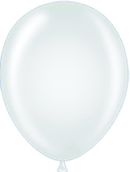 [BS-W] 30cm Biodegradable, Helium-Quality, Plain Balloons - Standard White