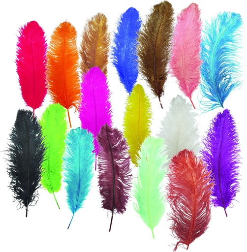 [ZZ006-P] Ostrich Feather - Pink
