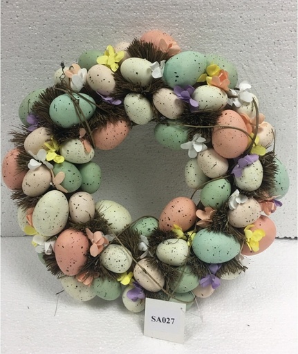 [SA027] 36cm Egg Wreath