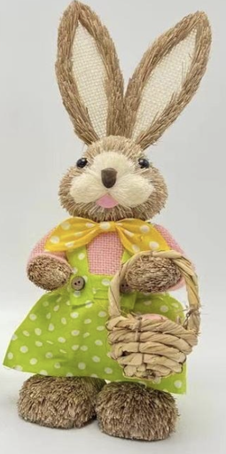 [SA073] 35cm Rabbit with Basket