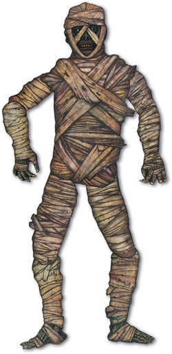 [01561] 1m Jointed Mummy - Brown