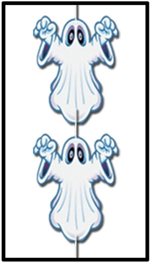 [01967] 1.95m Ghost Stringer - White/Blue
