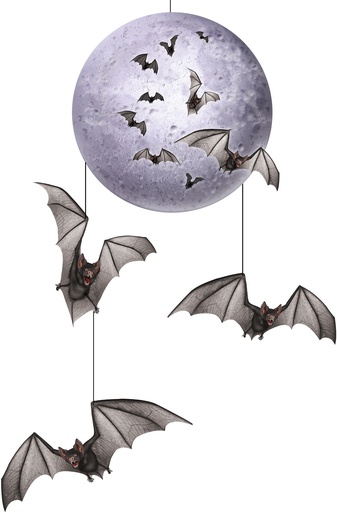 [00372] 76cm Halloween Mobile - Grey/Brown