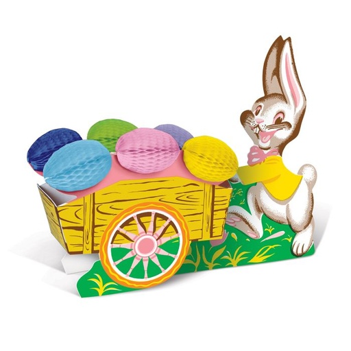 [40556] Vintage Easter Bunny with Cart