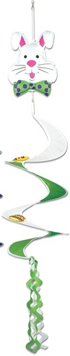 [40695] 1m Easter Bunny Wind-Spinners - Multicolour