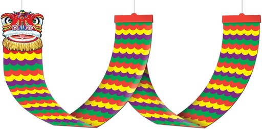 [50294] 3.6m x 30cm Dragon Ceiling Decor - Multicolour