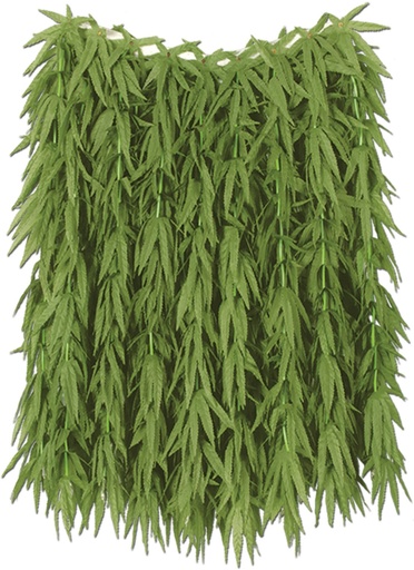 [50456] 90cm x 60cm Tropical Fern Leaf Hula Skirt