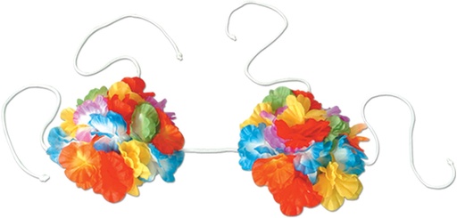 [50461] Adjustable Floral Bikini Top