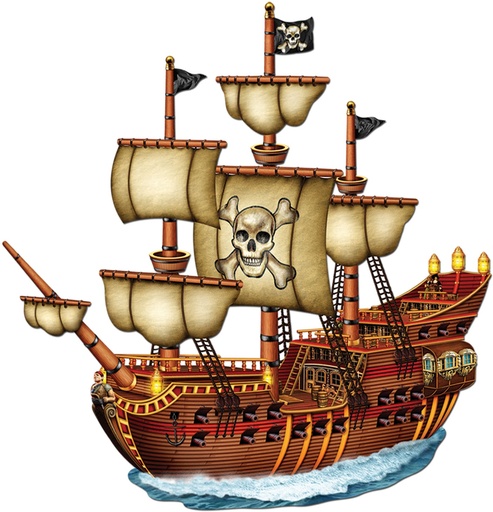 [50469] 78cm Jointed Pirate Ship
